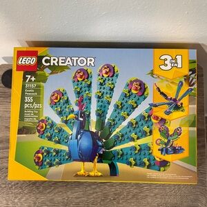 Lego 31157 Creator Exotic Peacock NWT